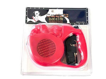 Reflective Retractable Pet Dog Leash Up to 4.5m Long 35kg 77lbs Krypton Beam on Sale