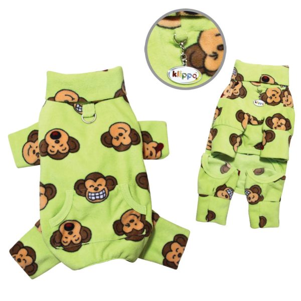 Silly Monkey Fleece Turtleneck Pajamas Cheap