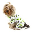 Playful Dinosaur Flannel Pajamas Fashion