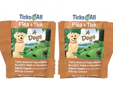 All Natural Flea and Tick Wipes 4-Dogs (10 count.) Hot on Sale