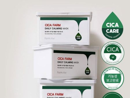 Farmstay Cica Farm Daily Calming Mask 350g (30 sheets) Online Sale