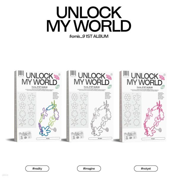 fromis_9 1st Album ‘Unlock My World’ [3 types SET] Sale