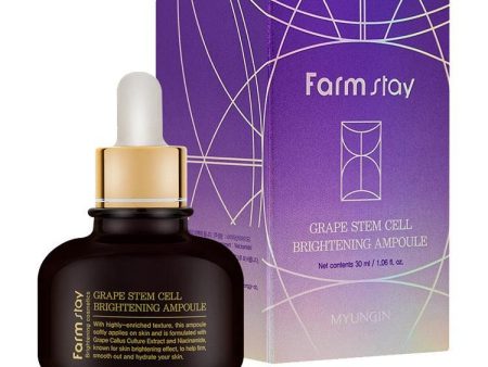 FARMSTAY GRAPE STEM CELL WHITENING AMPOULE 30ml For Sale