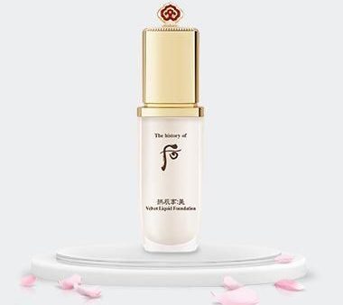 THE WHOO Gong Jin Hyang Mi Velvet Liquid Foundation No.19 SPF30   PA++ 40ml Online Sale