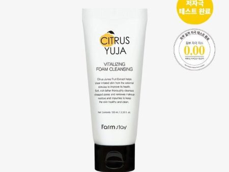 Farmstay Citrus Yuja Vitalizing Foam Cleansing 100ml Discount