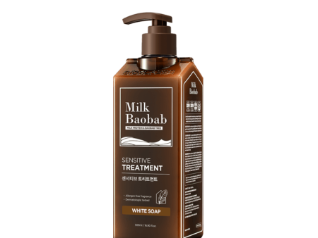 Milk Baobab Sensitive Treatment White Soap 500ml on Sale