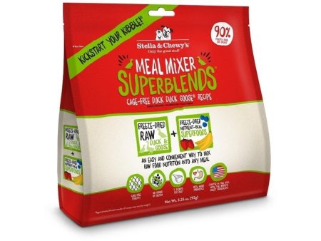 SuperBlends Freeze Dried Cage Free Duck & Goose Dog Meal Mixers For Cheap