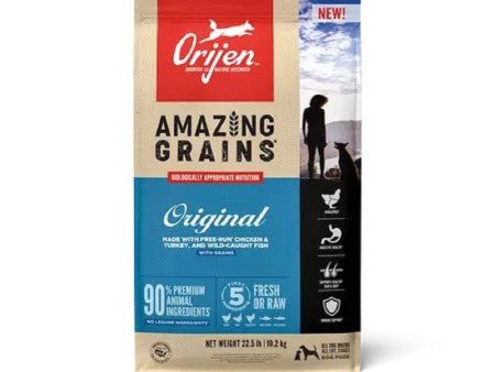 Amazing Grains Original Recipe Chicken & Turkey Adult Dog Dry Food (USA) Fashion