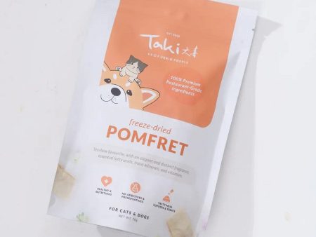 Freeze Dried Golden Pomfret Treats for Dogs and Cats For Cheap