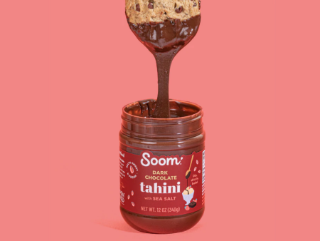 Soom Dark Chocolate Sea Salt Tahini (Add-On) For Sale