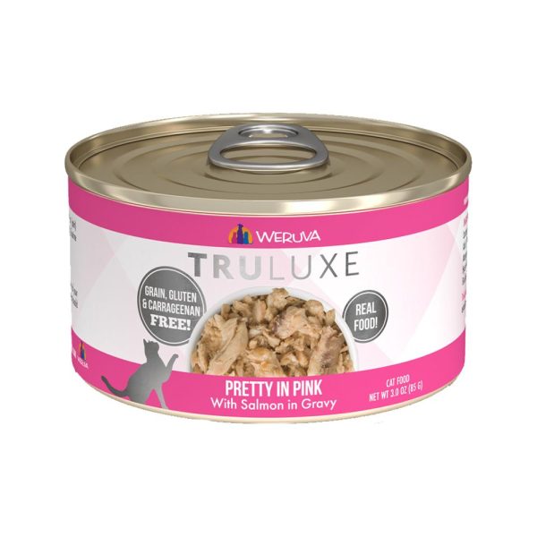 Truluxe Pretty In Pink Salmon in Gravy Cat Can Hot on Sale