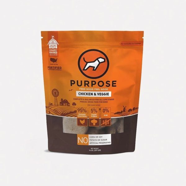 Single Protein Chicken & Veggie Freeze Dried Dog Food Hot on Sale