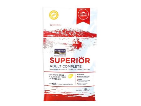 Superior Adult Salmon Complete Dog Dry Food on Sale