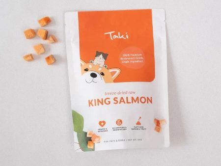 Freeze Dried King Salmon Treats for Dogs and Cats Online Sale