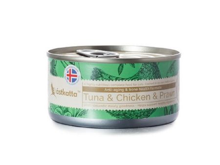 Tuna & Chicken & White Prawn Complete Cat Can Hot on Sale