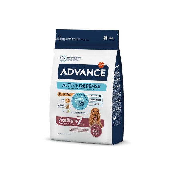 Active Defense - Chicken & Rice Regular Bites for Medium Senior Dog Dry Food For Discount