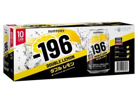 Suntory -196 Double Lemon (10x330mL) Online Hot Sale