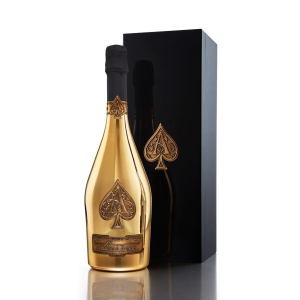 Armand de Brignac Ace of Spades Gold (750mL) with Gift Box For Sale