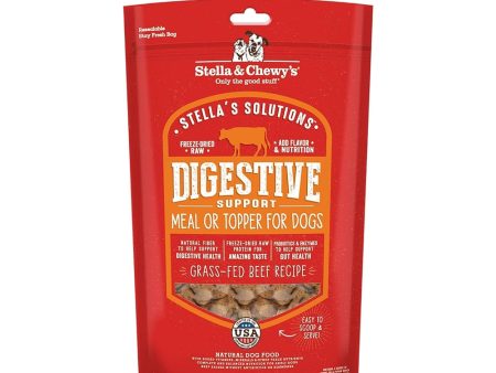 Stella s Solutions Digestive Support Freeze Boost Grass Fed Beef - Meal or Topper Dog Food Online