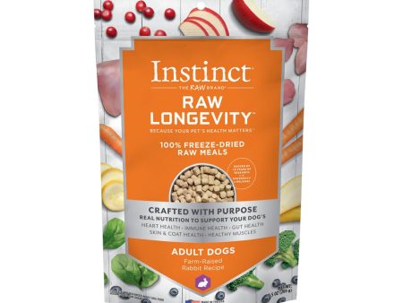 Raw Longevity Freeze Dried Raw Meals - Rabbit Dog Food Sale