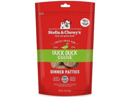 Freeze Dried Duck & Goose Dinner Patties Dog Food Hot on Sale