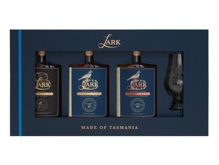 Lark Classic Flight Tasmanian Whisky Gift Pack with Glass (3 x 100mL) Supply