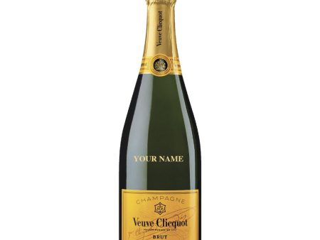 Personalised Veuve Clicquot Yellow Label NV Champagne (750mL) Online now