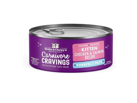 Carnivore Cravings  Kitten Chicken & Salmon 100% Complete Balance Diet Recipe Wet Cat Can For Discount