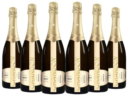 Chandon Brut Sparkling (750mL) Case of 6 For Cheap