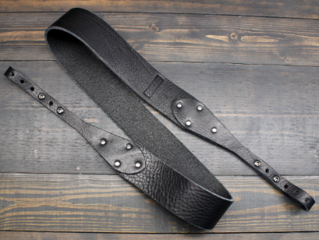 Black Leather Banjo Strap For Cheap