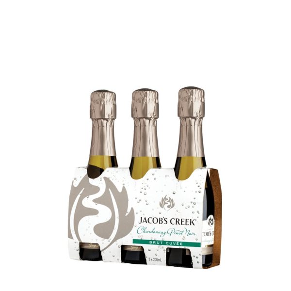 Jacob s Creek Sparkling Chardonnay Pinot Noir 200ml (Pack of 3) Cheap