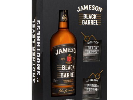 Jameson Black Barrel Glasses Gift Pack (700mL) Online Sale