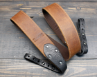 Brown Leather Banjo Strap with Black Ends Online Hot Sale