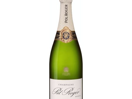 Pol Roger Brut Reserve NV Champagne (750mL) Hot on Sale