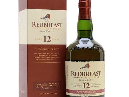 Redbreast Single Pot Still Irish Whiskey Aged 12 Years (700mL) on Sale