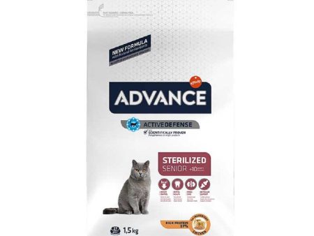 Active Defense - Chicken & Rice for Senior Sterilized Cat Dry Food Dry Food on Sale