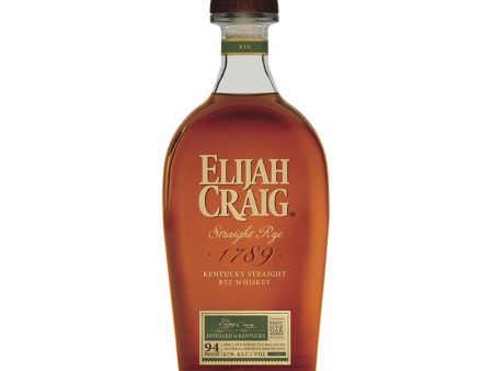 Elijah Craig Straight Rye Whiskey (700ml) Discount