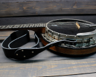 Brown Leather Banjo Strap with Black Ends Online Hot Sale