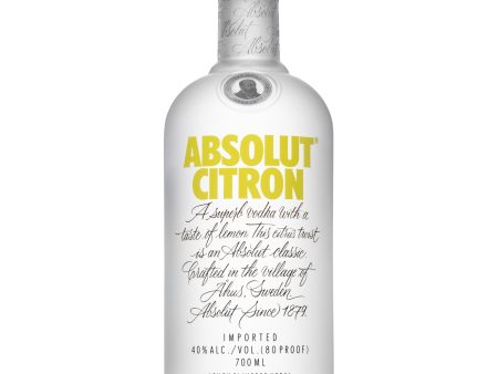 Absolut Vodka Citron (700mL) Supply