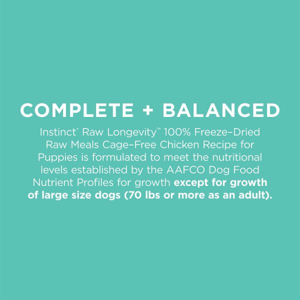 Raw Longevity Freeze Dried Raw Meals - Chicken Puppy Food Fashion